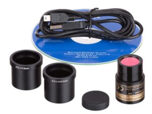 Cámara Microscopio Compuesto Binocular AmScope B120C-E